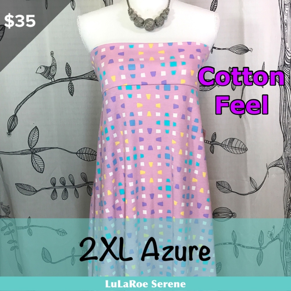 [Lularoe] 2XL Azure Skirt